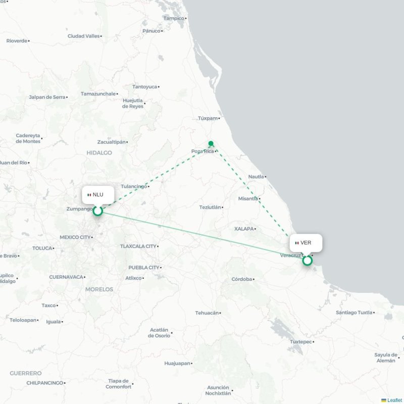 NLU - VER route map