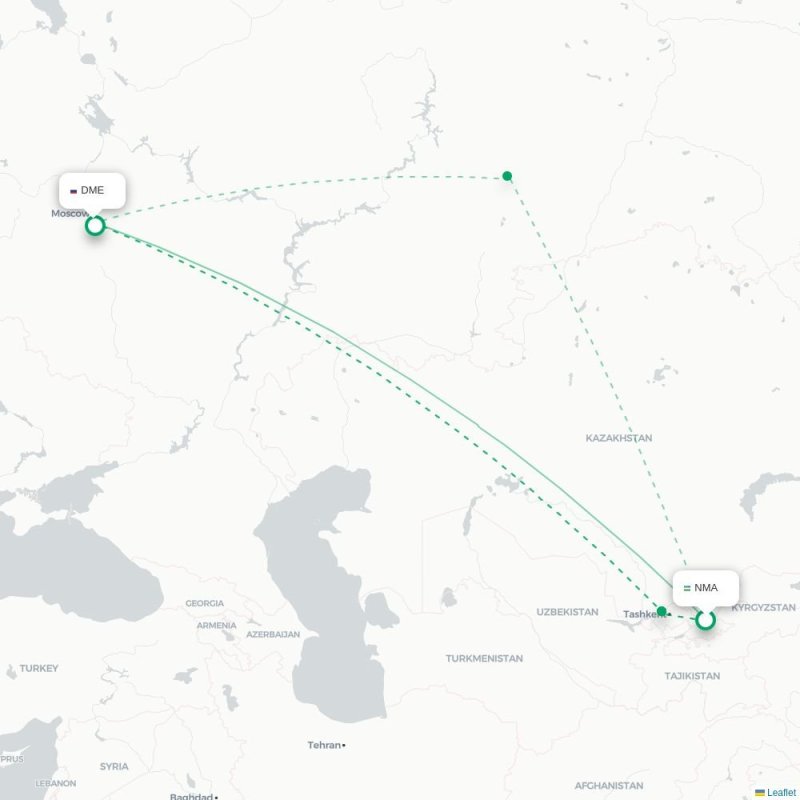 NMA - DME route map
