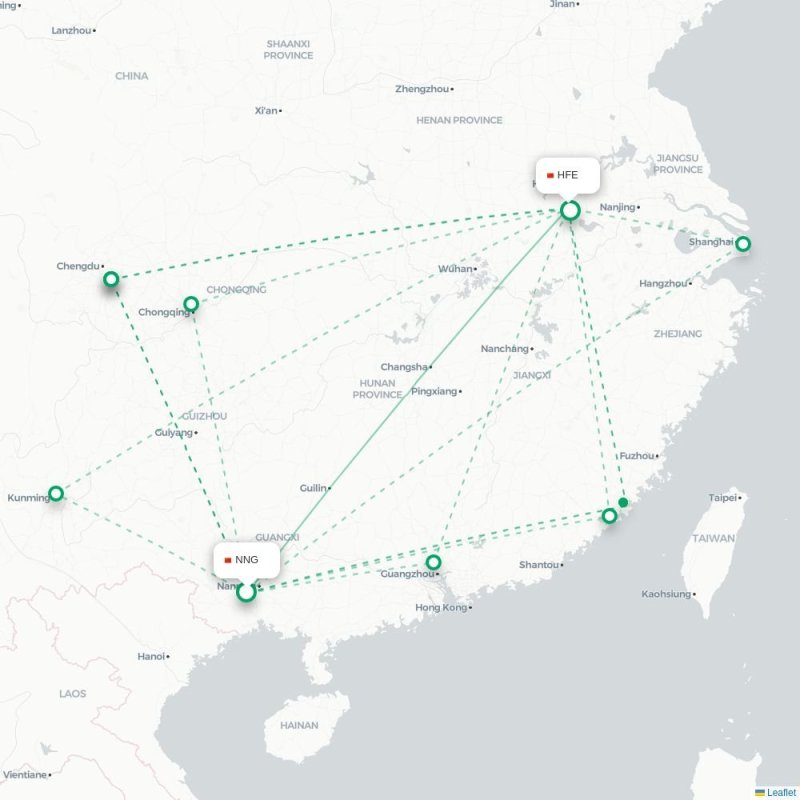 NNG - HFE route map