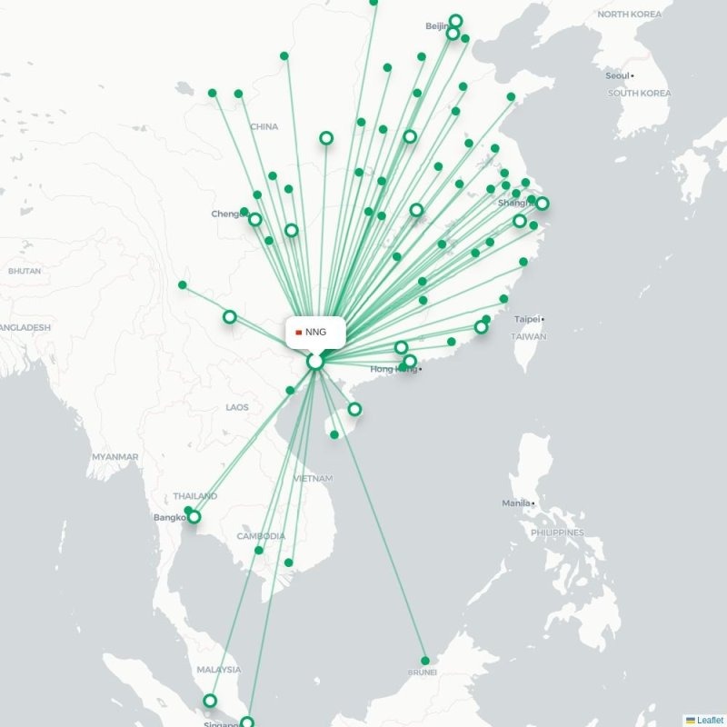 NNG - VTE route map