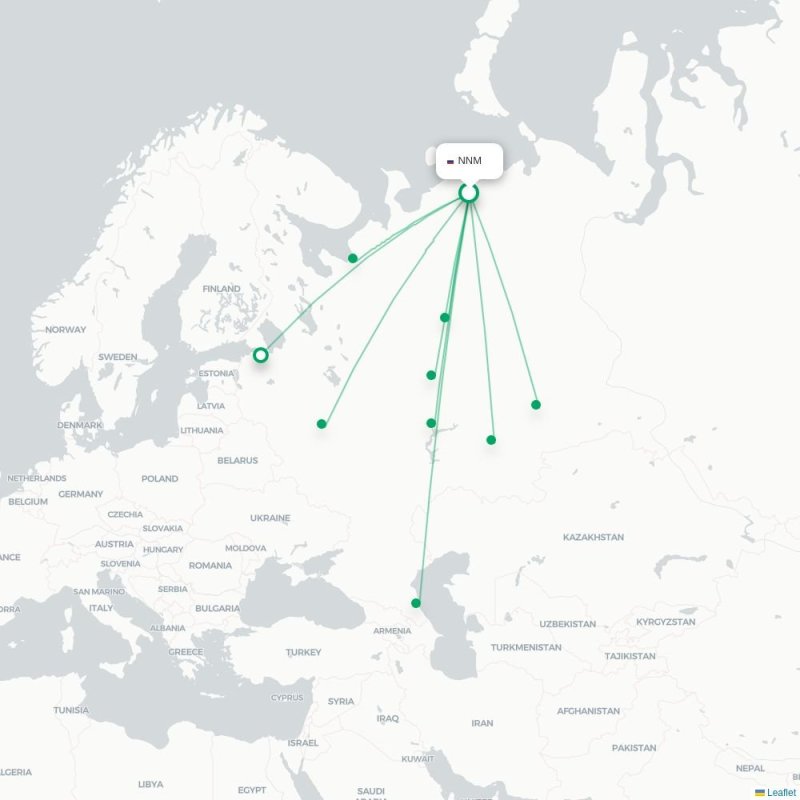 NNM - ARH route map
