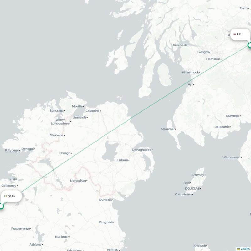 NOC - EDI route map