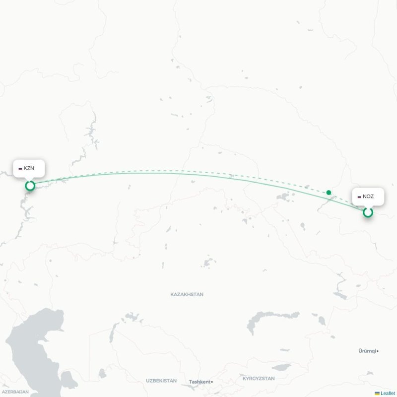 NOZ - KZN route map