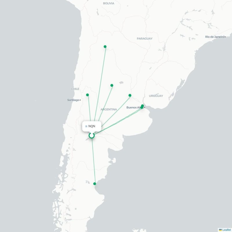 NQN - SLA route map