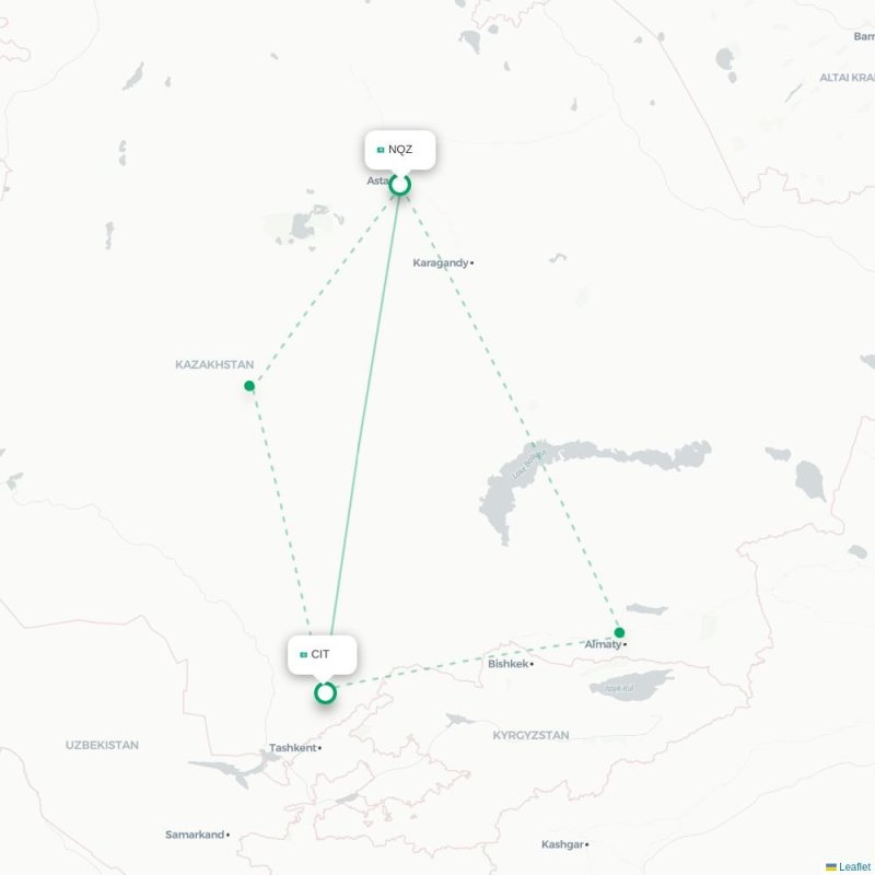 NQZ - CIT route map