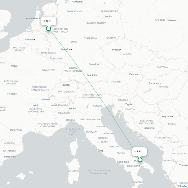NRN - BRI route map