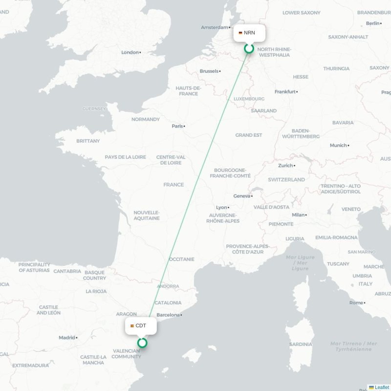 NRN - CDT route map
