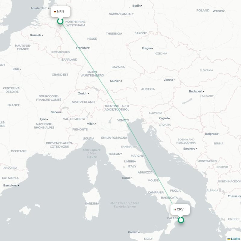 NRN - CRV route map