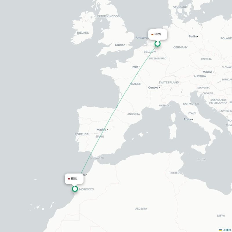 NRN - ESU route map