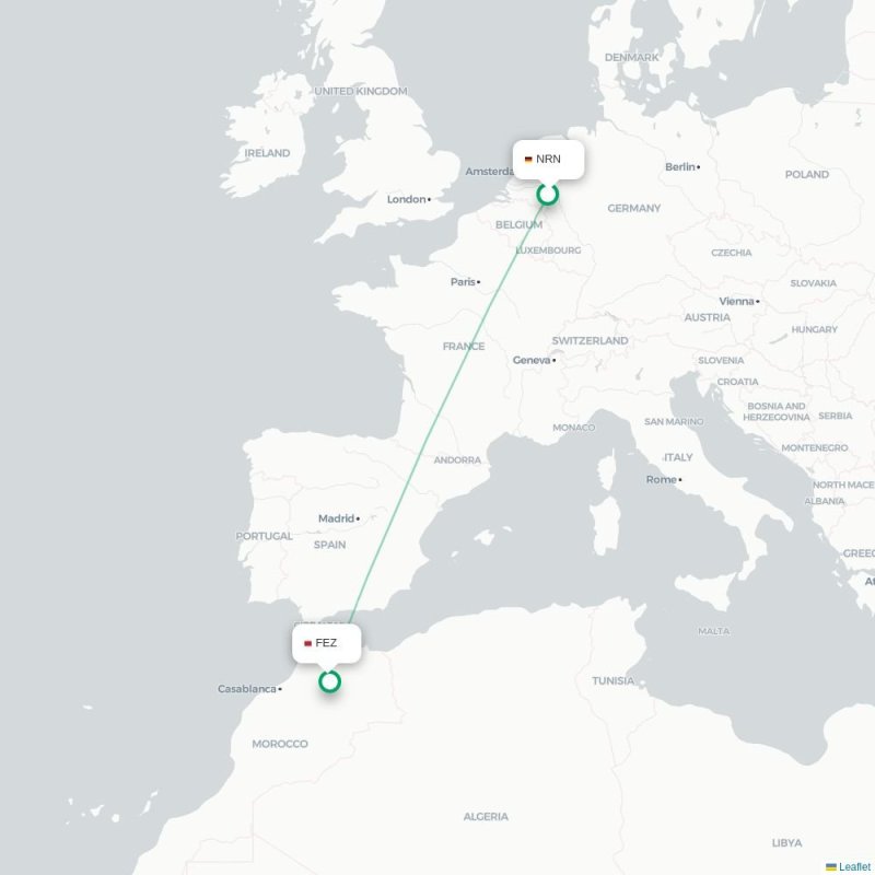 NRN - FEZ route map