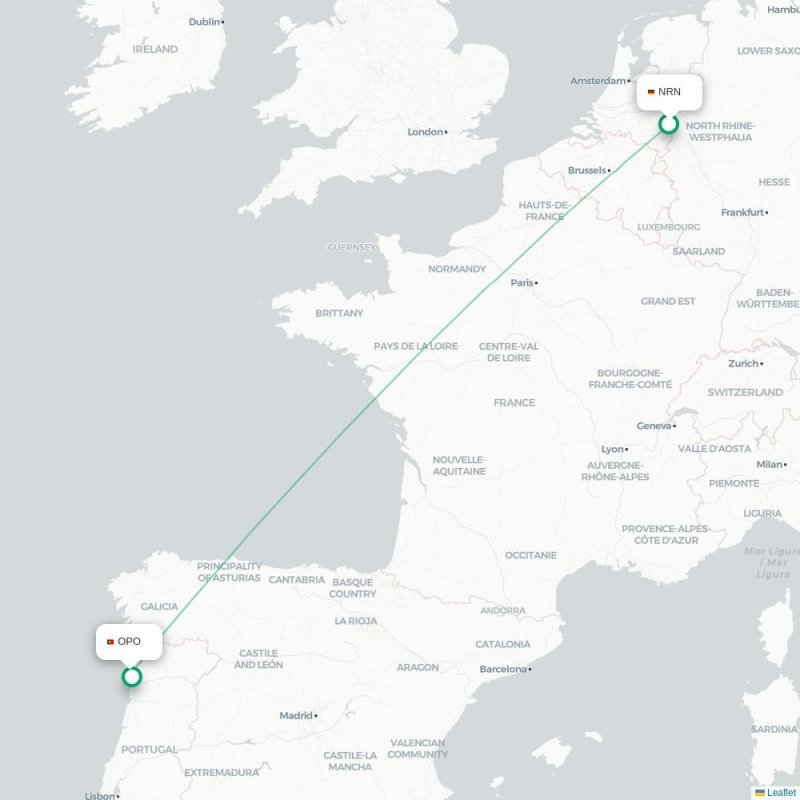 NRN - OPO route map