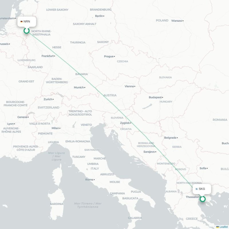 NRN - SKG route map
