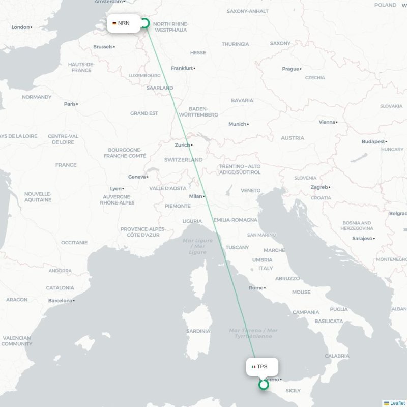 NRN - TPS route map