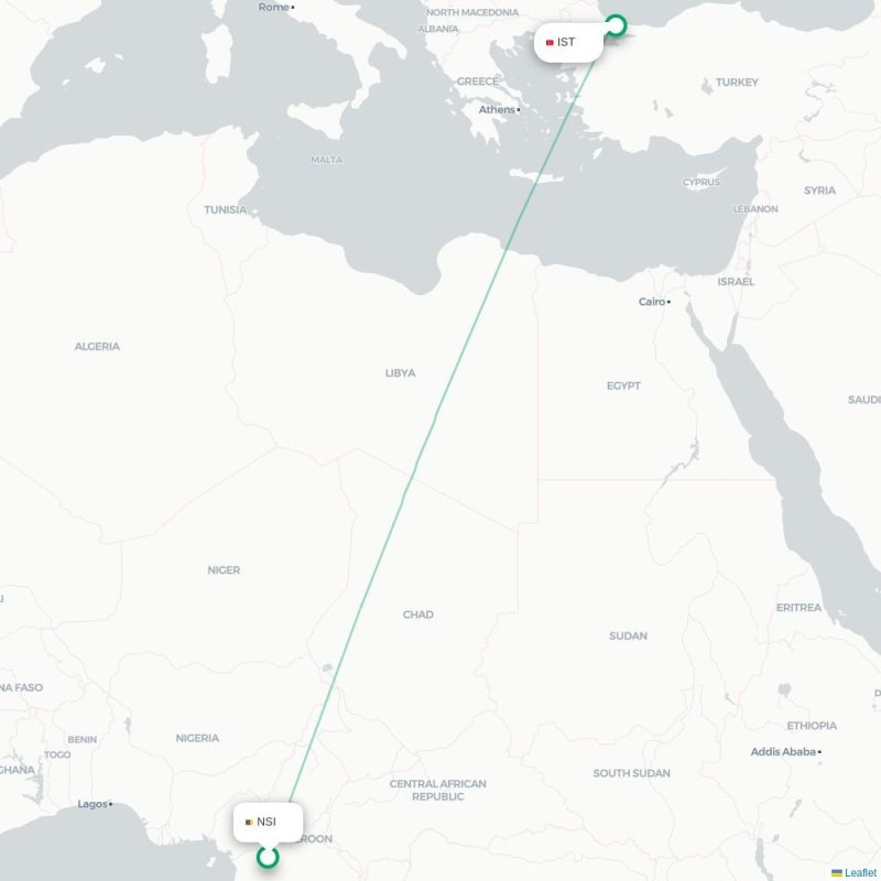 NSI - IST route map