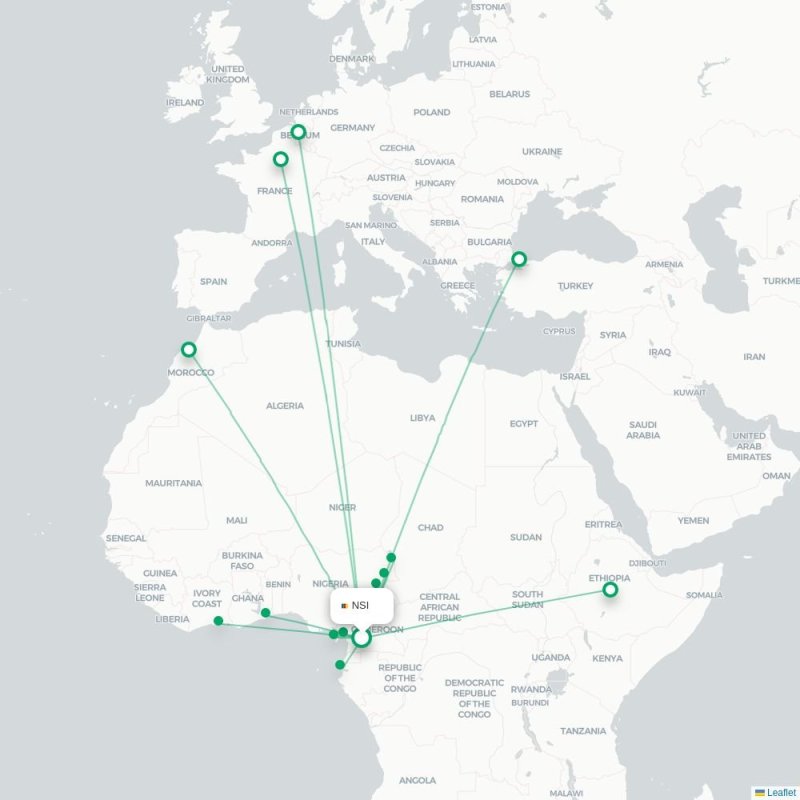 NSI - LFW route map