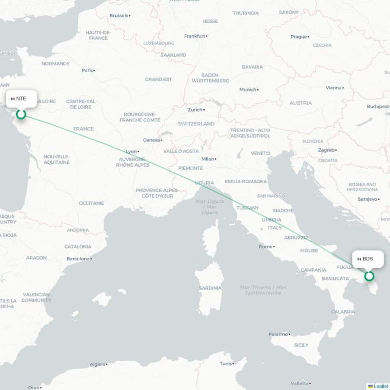 NTE - BDS route map