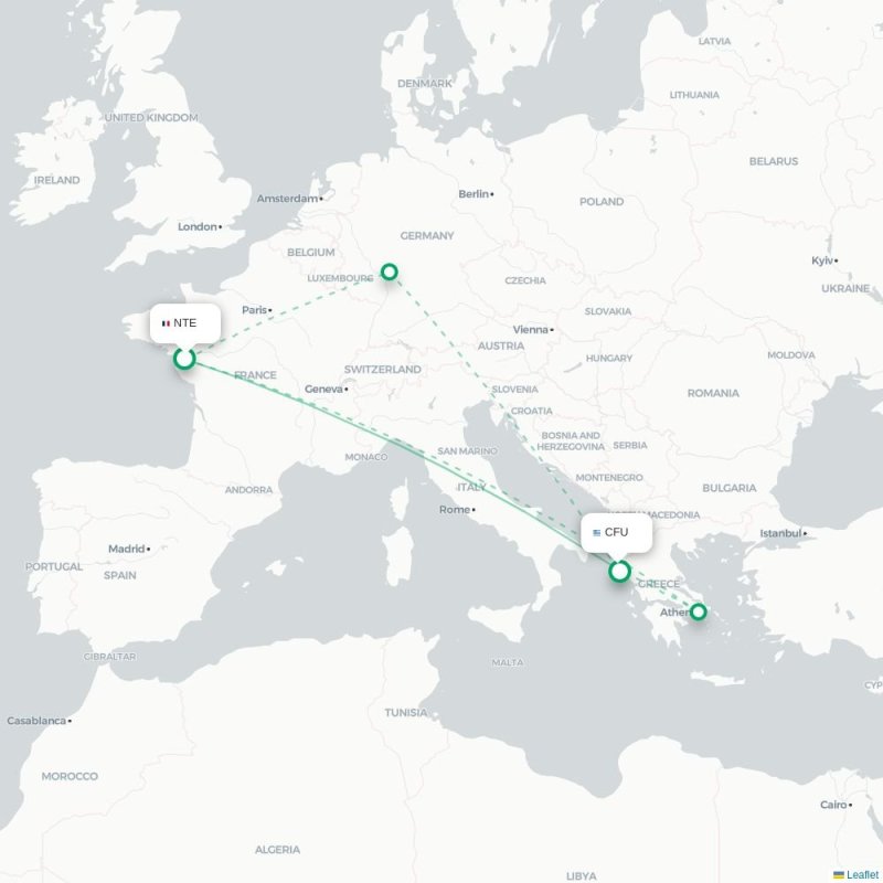 NTE - CFU route map