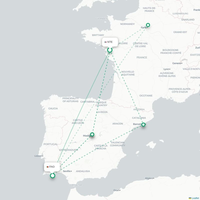 NTE - FAO route map
