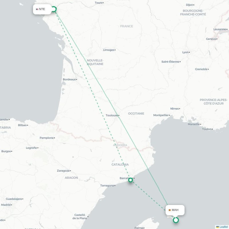 NTE - MAH route map