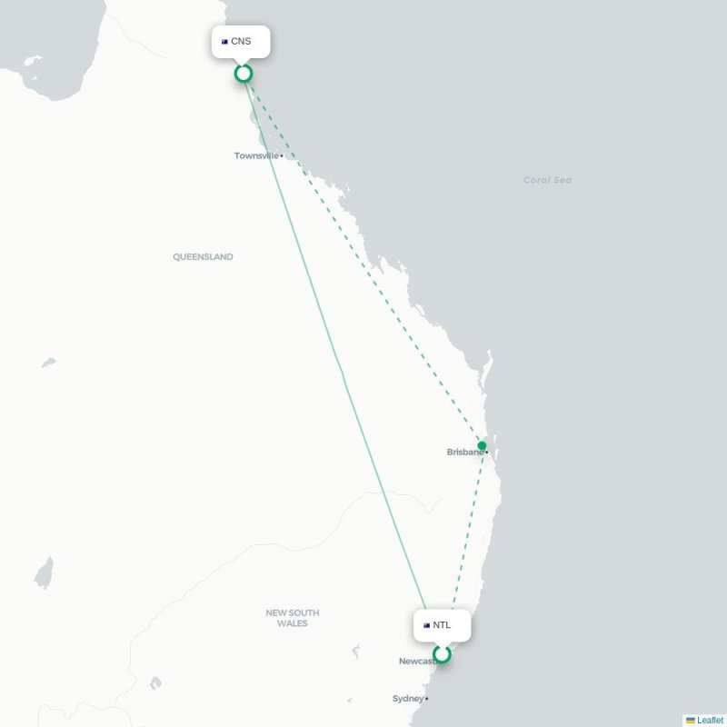 NTL - CNS route map