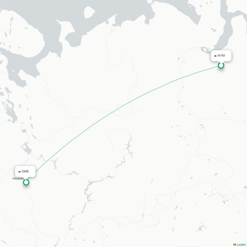 NYM - DME route map