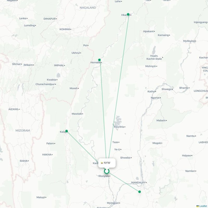 NYW - MDL route map