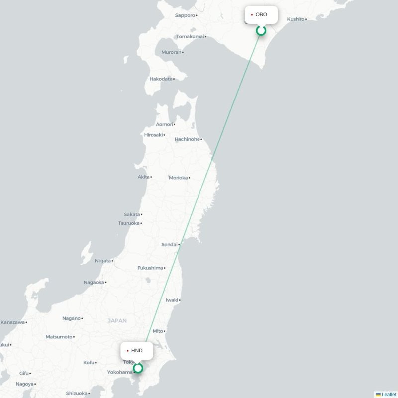 OBO - HND route map