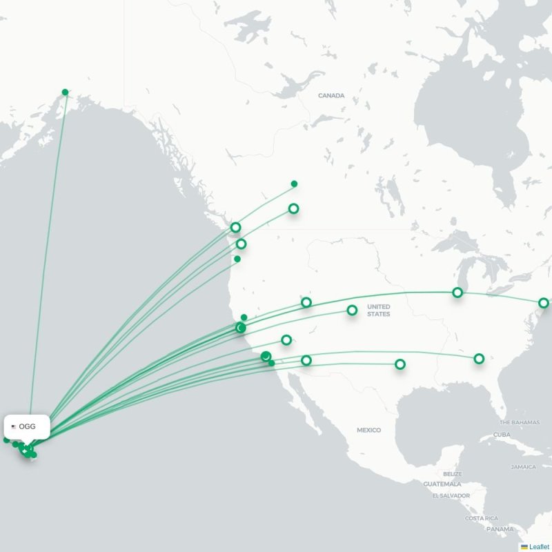 OGG - KOA route map