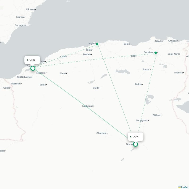 OGX - ORN route map
