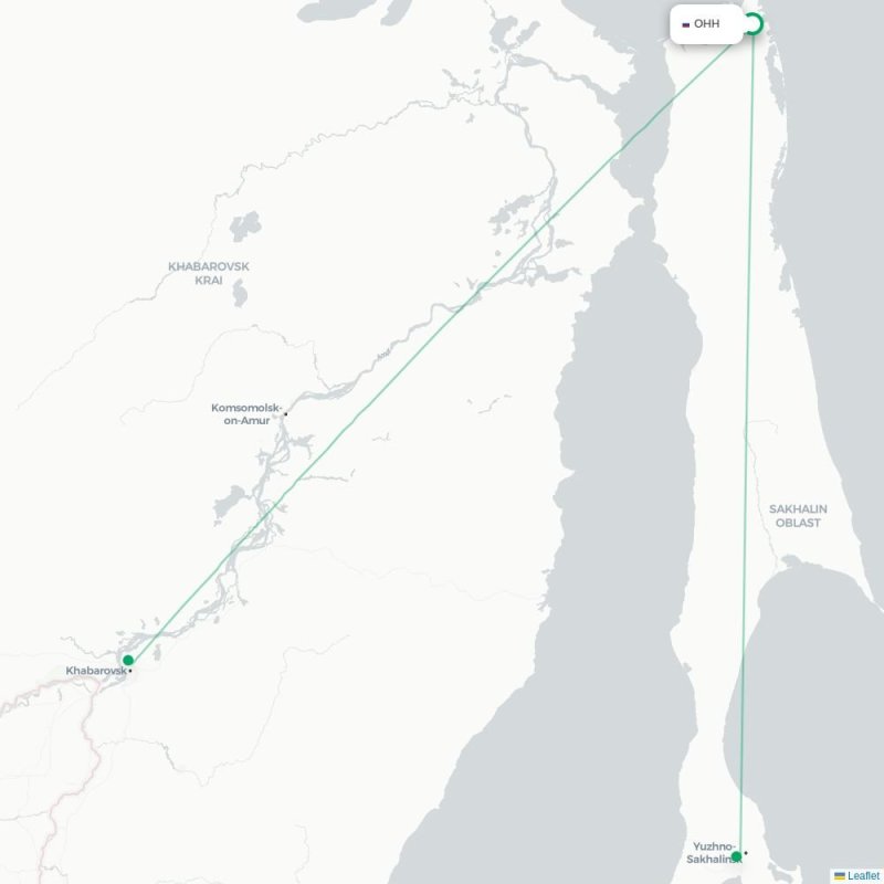 OHH - KHV route map