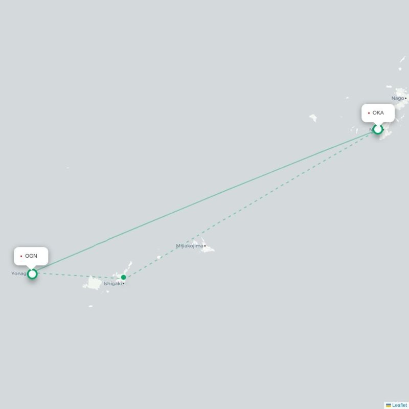 OKA - OGN route map