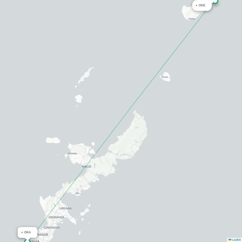 OKA - OKE route map