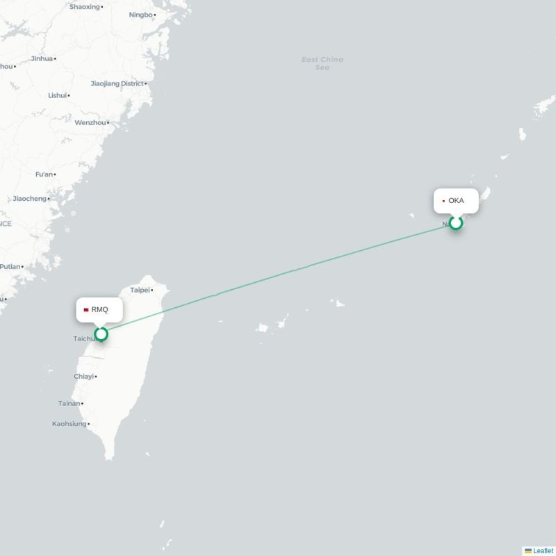 OKA - RMQ route map