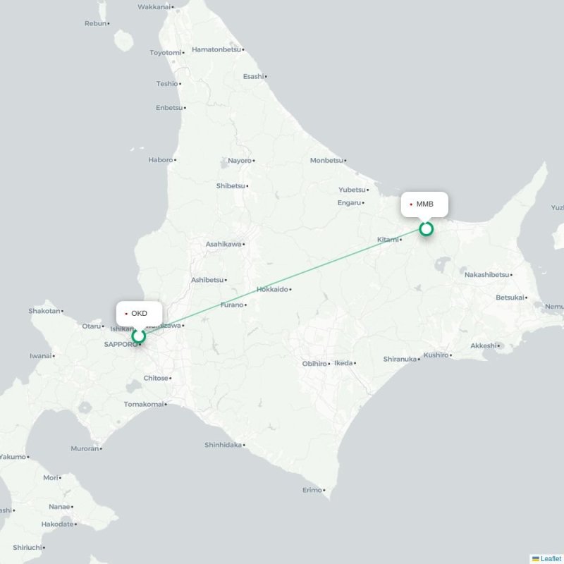 OKD - MMB route map
