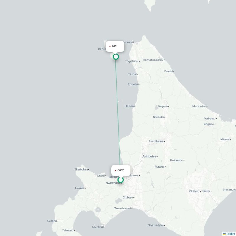 OKD - RIS route map