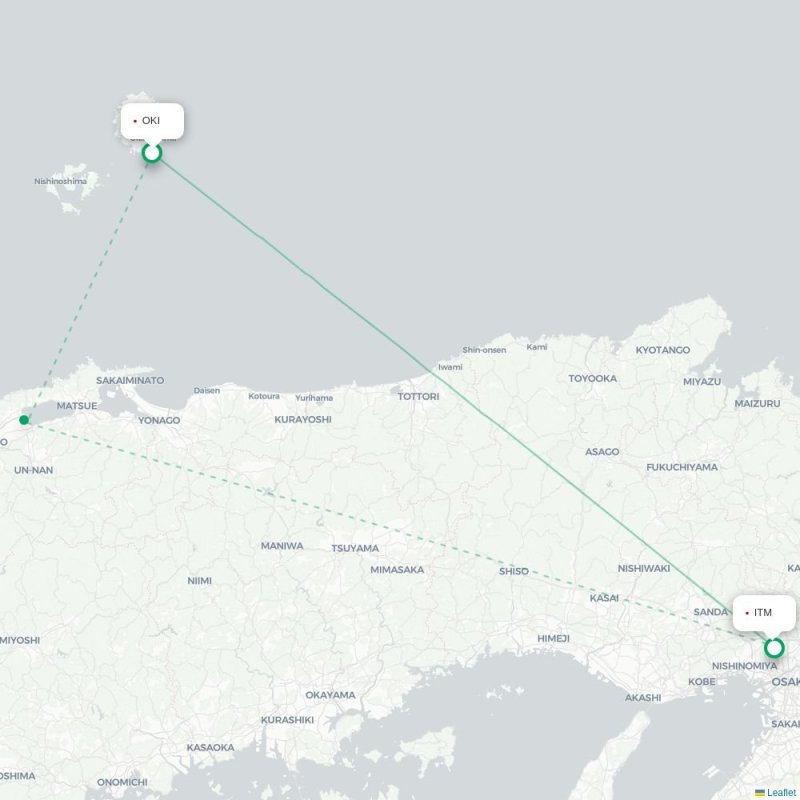 OKI - ITM route map