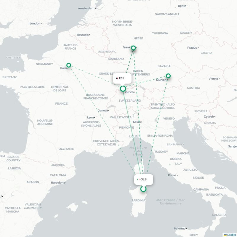 OLB - BSL route map