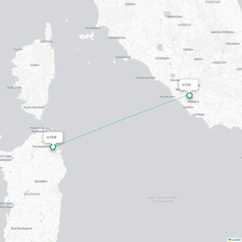 OLB - CIA route map