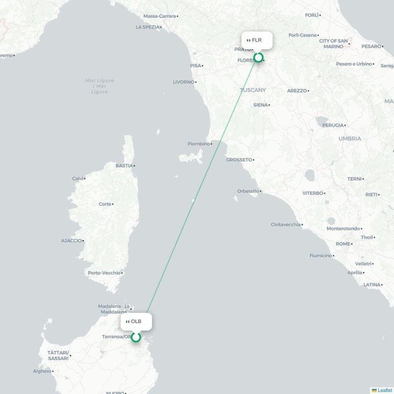 OLB - FLR route map