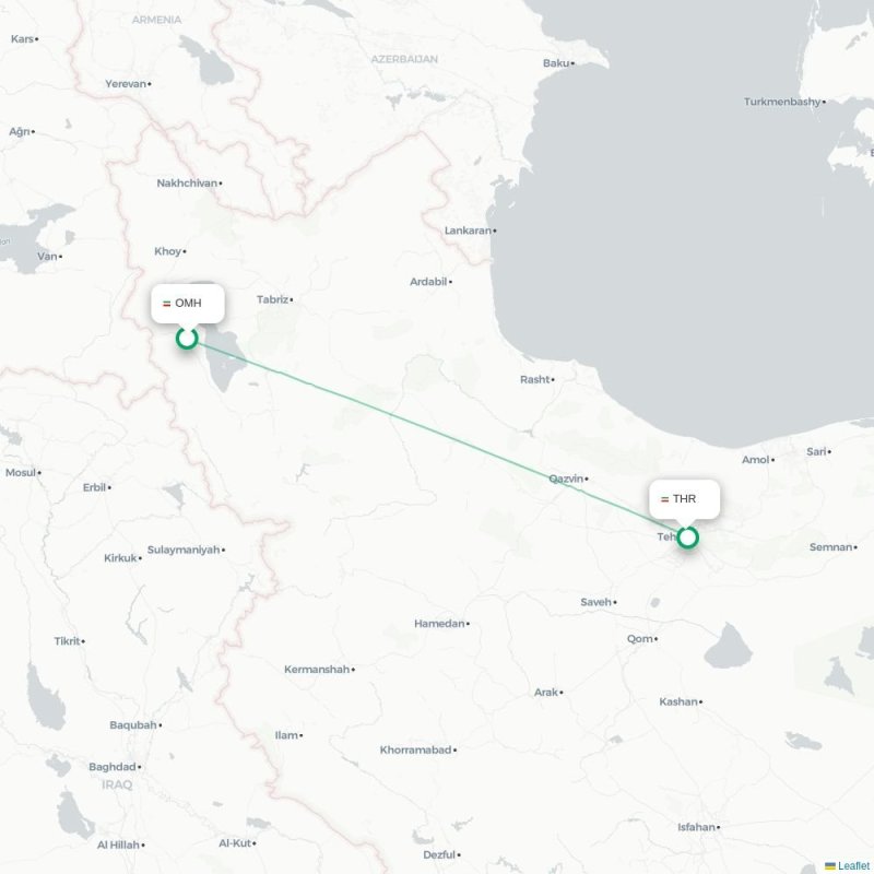 OMH - THR route map