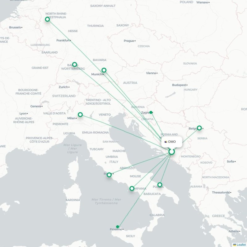 OMO - STR route map