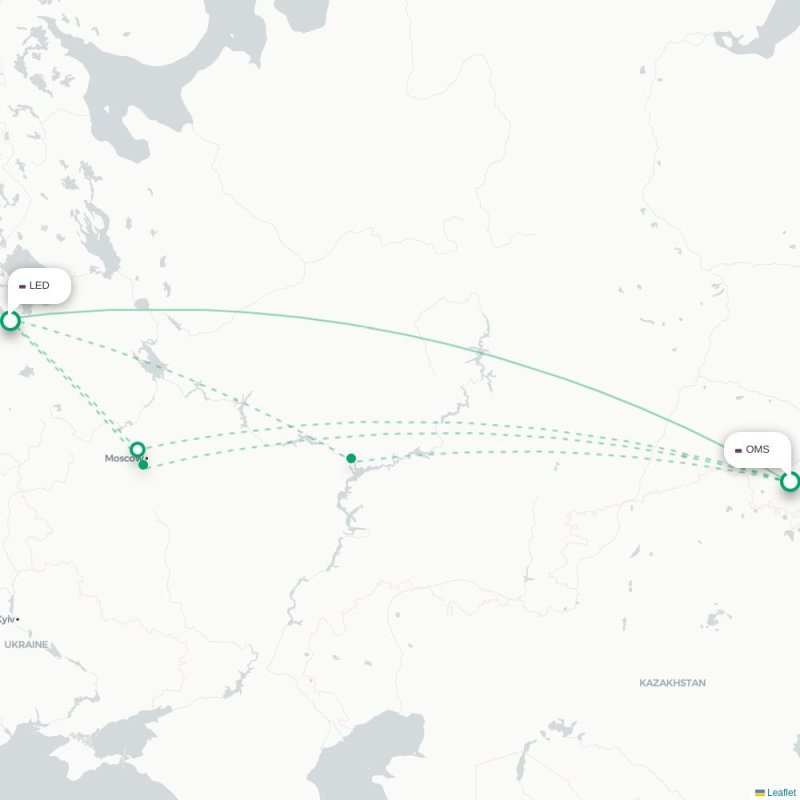 OMS - LED route map