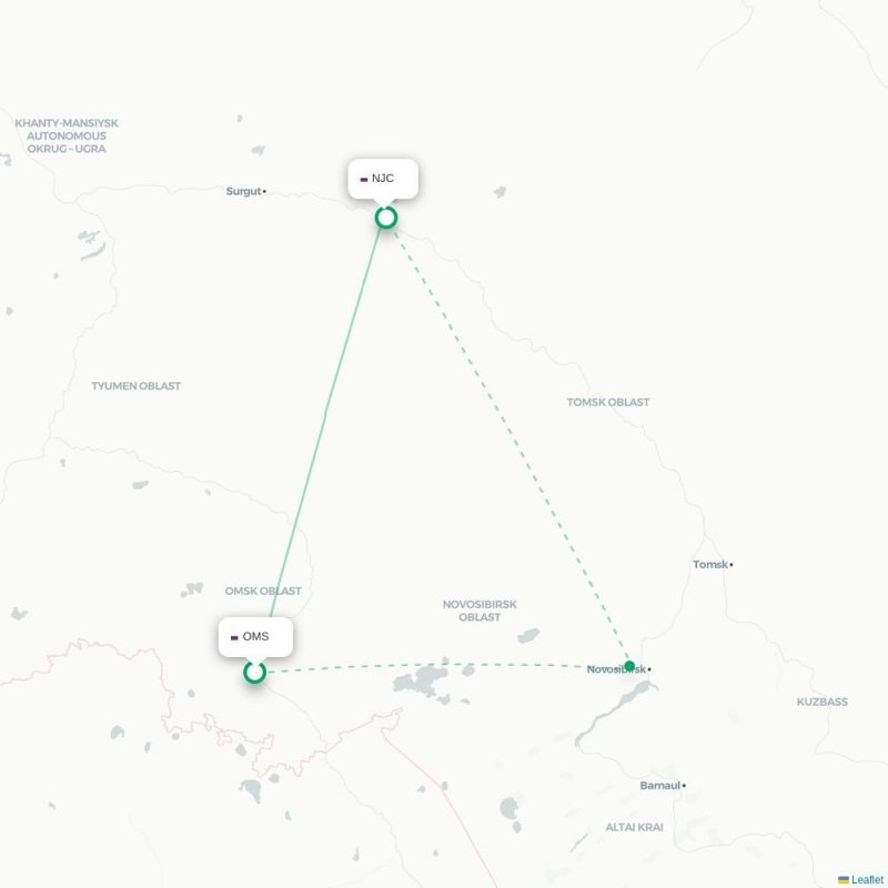 OMS - NJC route map