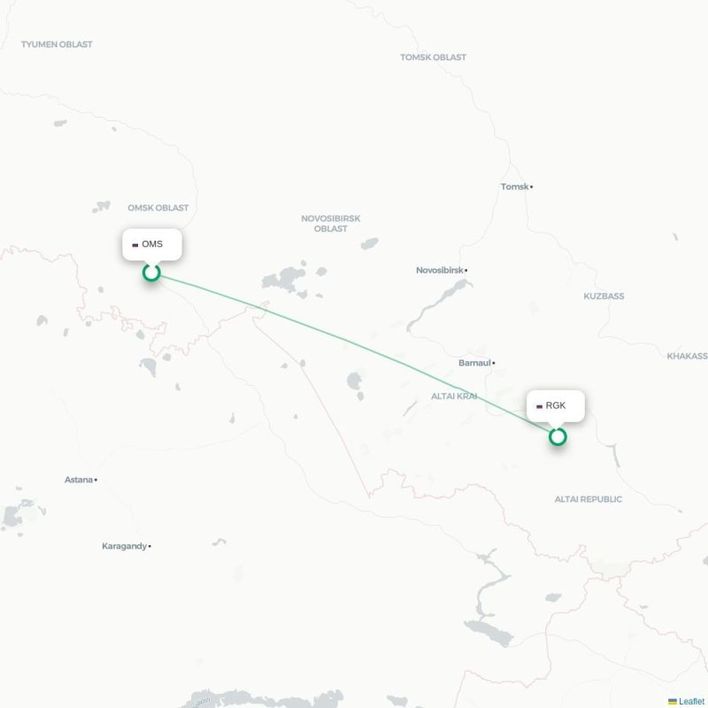 OMS - RGK route map