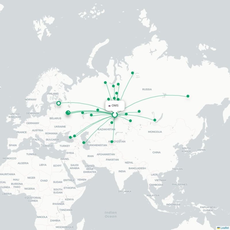 OMS - NQZ route map