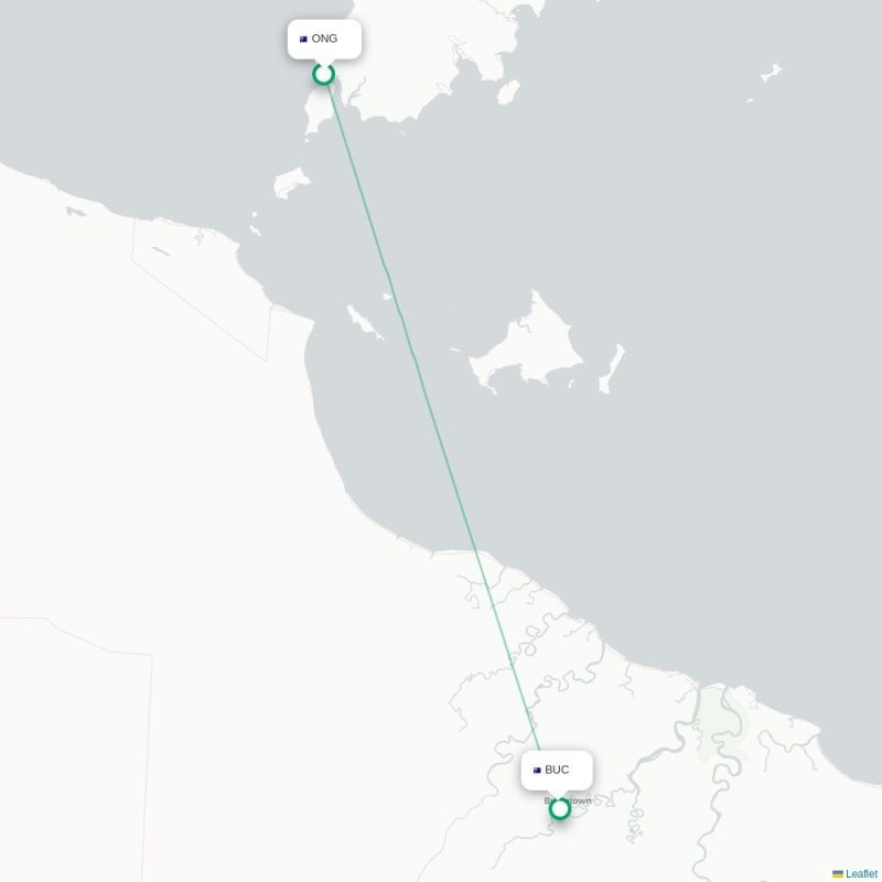 ONG - BUC route map