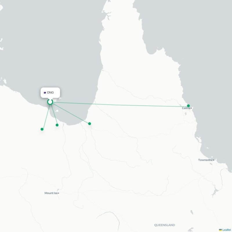 ONG - NTN route map