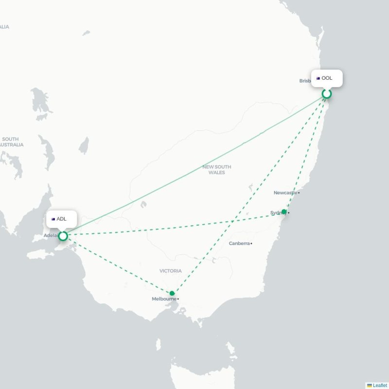 OOL - ADL route map