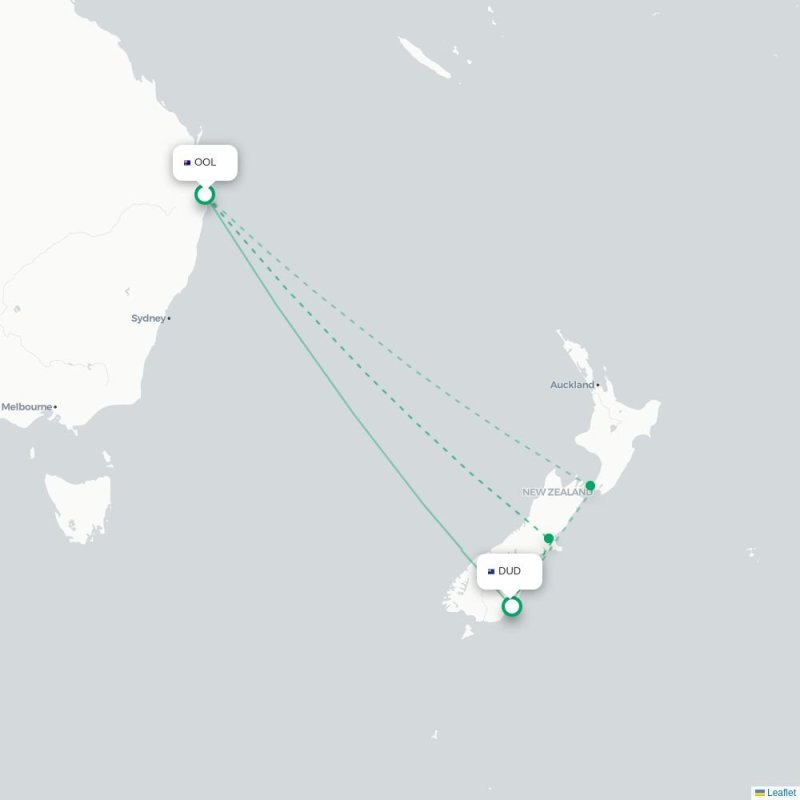 OOL - DUD route map