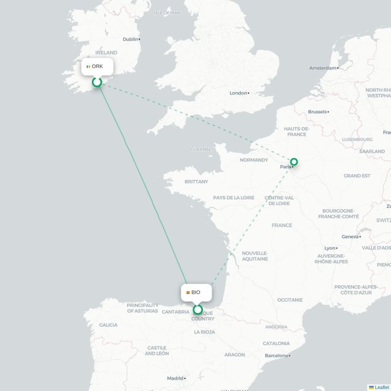 ORK - BIO route map